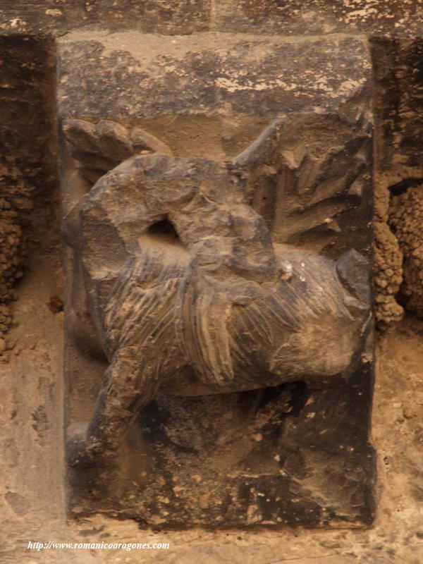CANECILLO MURO NORTE: CIERVO.